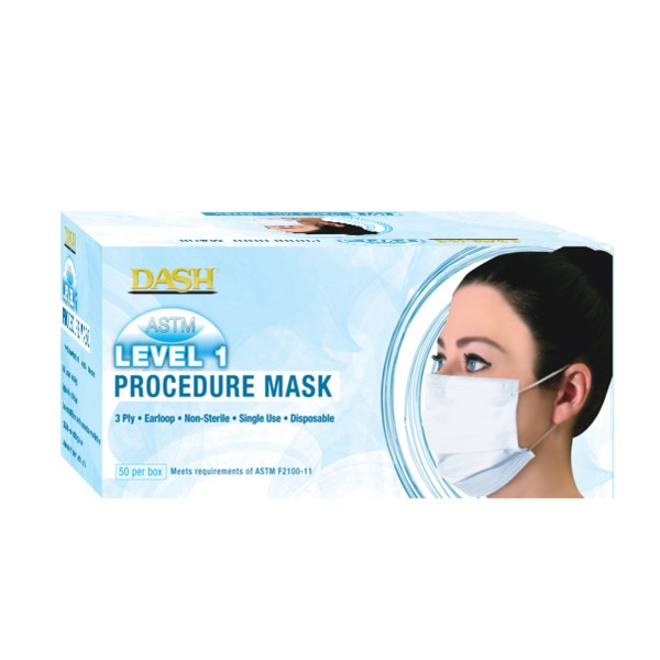 astm level 3 disposable ear loop masks pack of 50